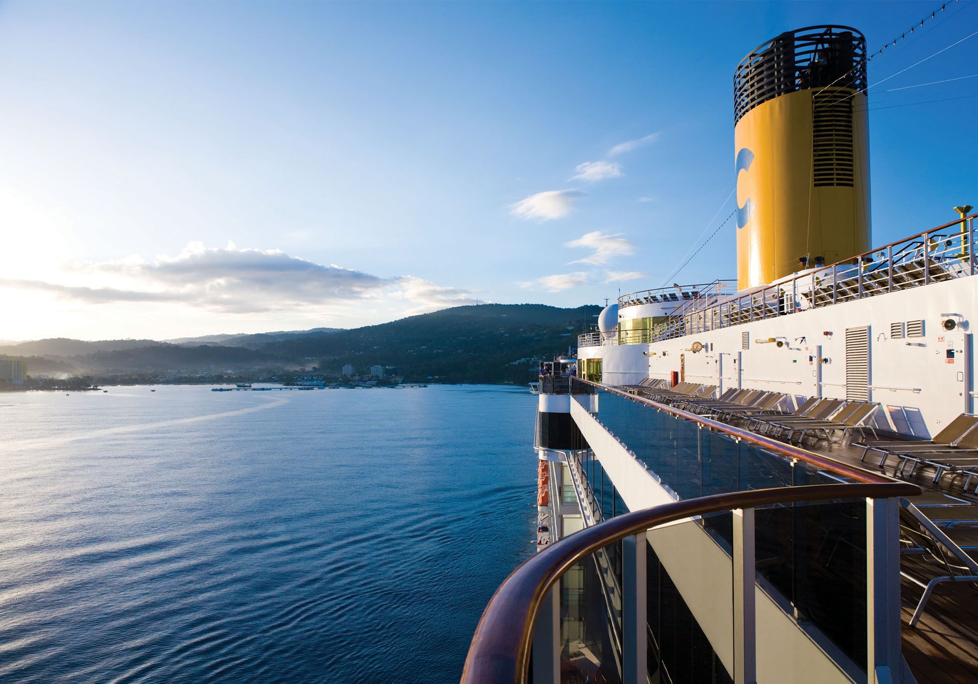 Soldækket på Costa Pacifica