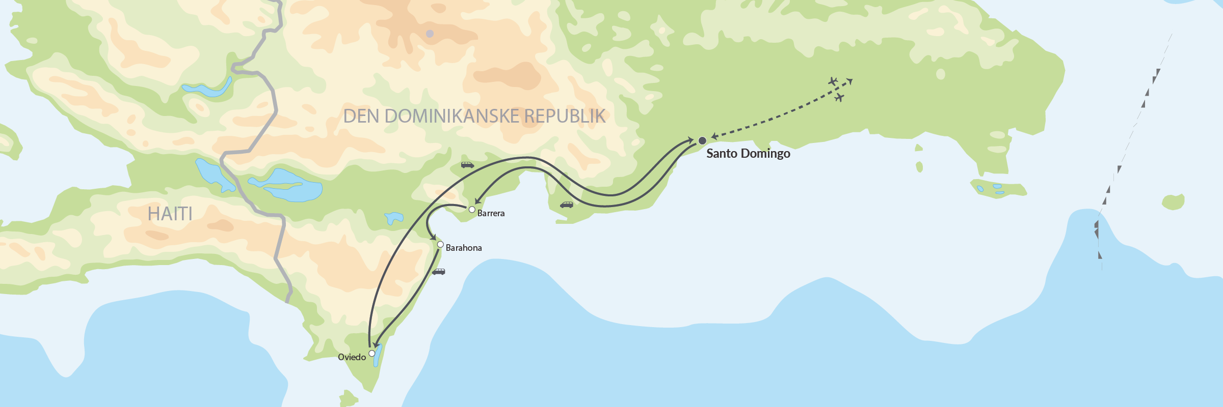 111059 Det Skjulte Paradis I Den Dominikanske Republik Map