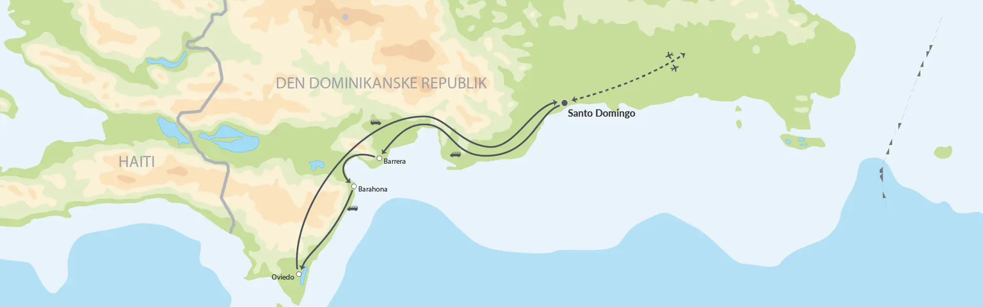 111059 Det Skjulte Paradis I Den Dominikanske Republik Map