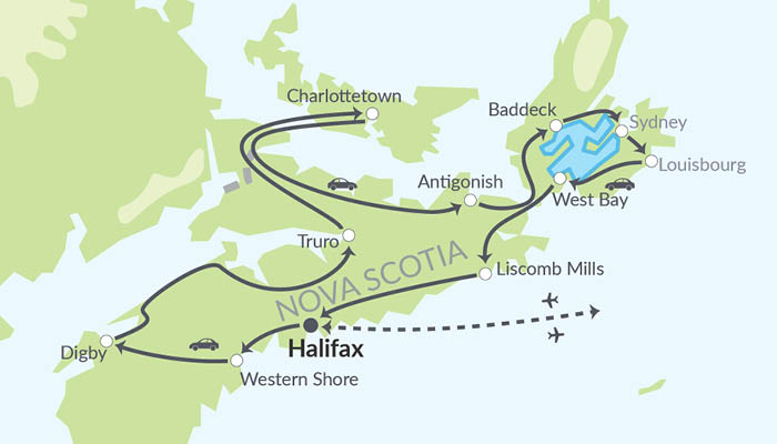 Den oversete rute i Nova Scotia.