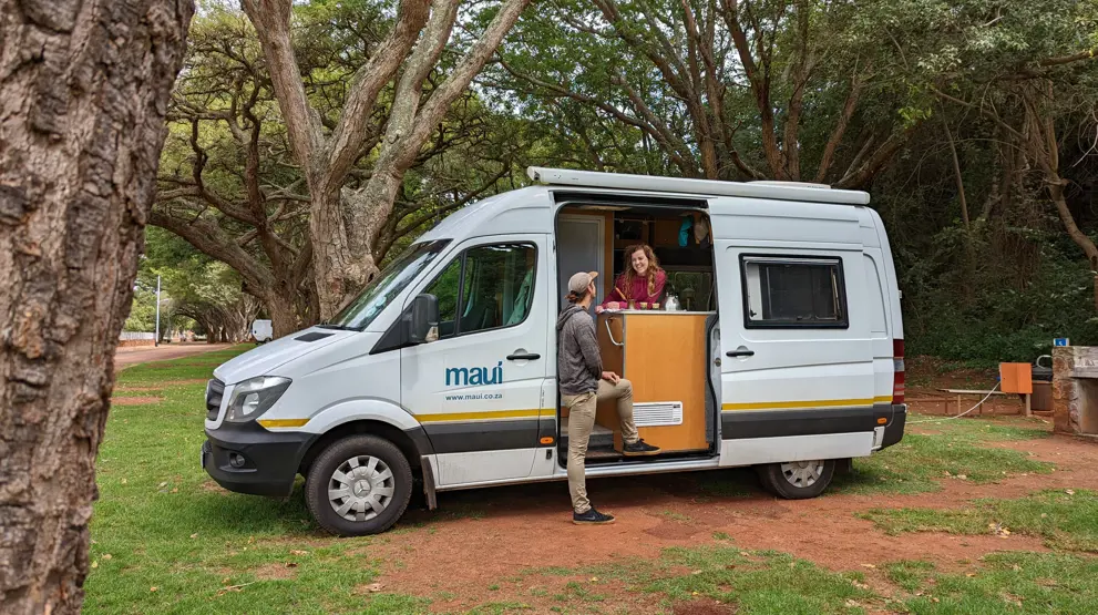 MAUI campervan med toilet med plads til 2 pers.