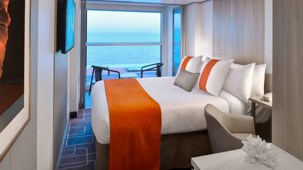 Kahyt med infinite balkon på Celebrity Beyond