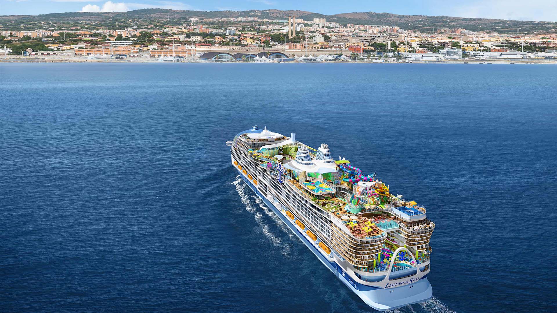 Krydstogtet foregår ombord på store og komfortable, flydende resorts