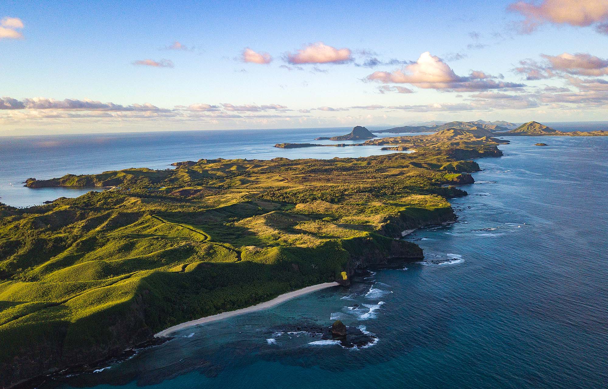 Smukt landskab på Yasawa Islands