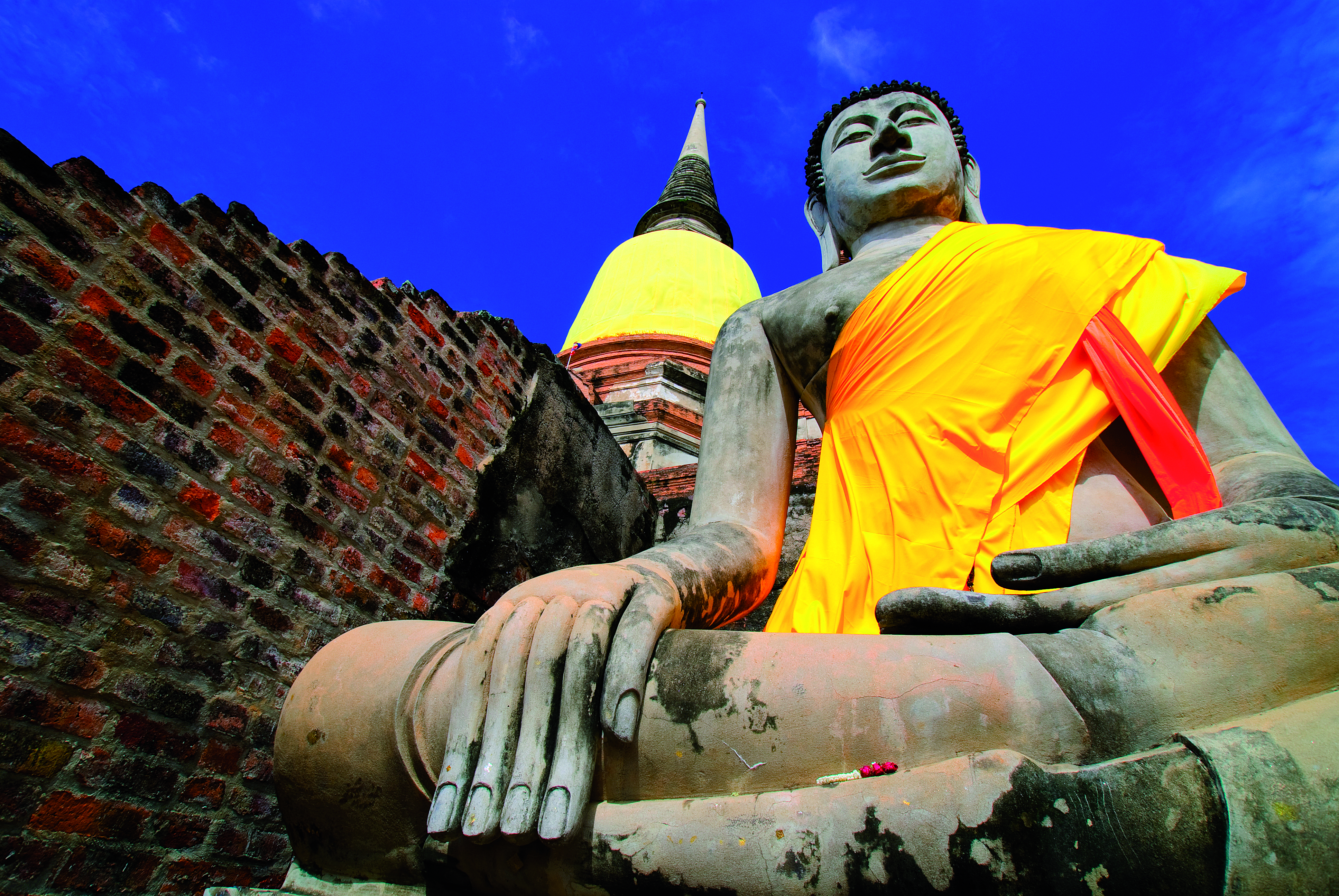 Se de gamle kongebyer, som Ayutthaya på din rejse til det centrale Thailand.