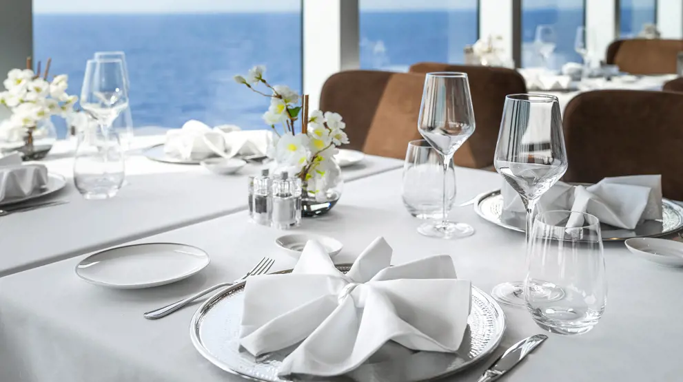 Restauranten i MSC Yacht Club