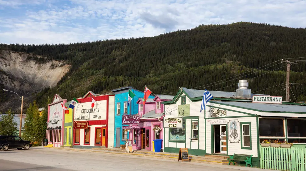 Dawson City var hovedsted for guldfeberen i 1898
