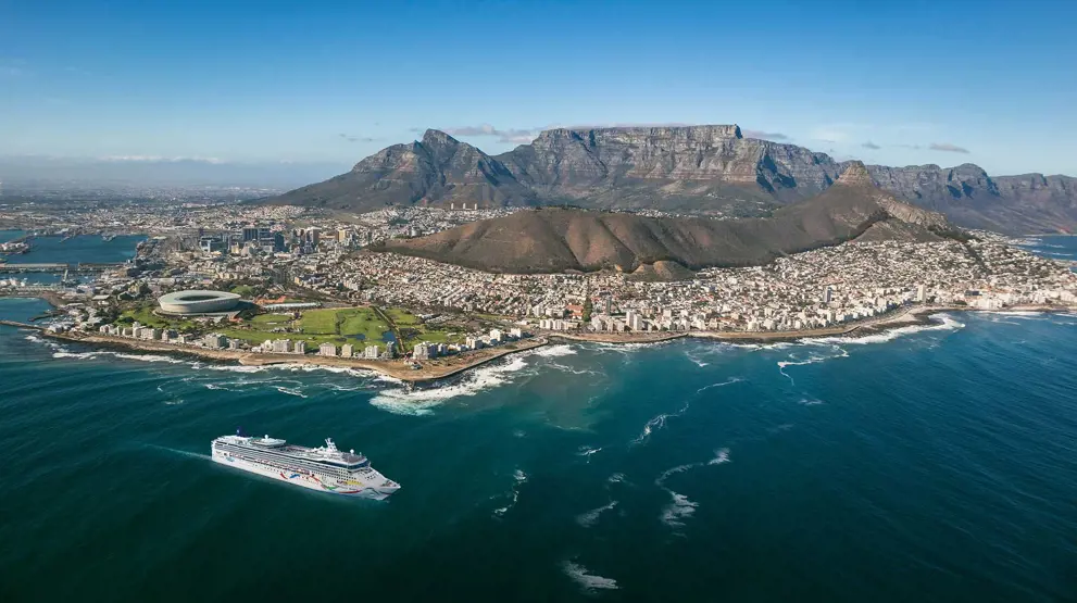 Et krydstogt i Sydafrika byder på smukke omgivelser bl.a. i Cape Town