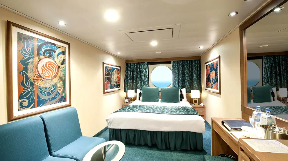 Udvendig kahyt på MSC Musica