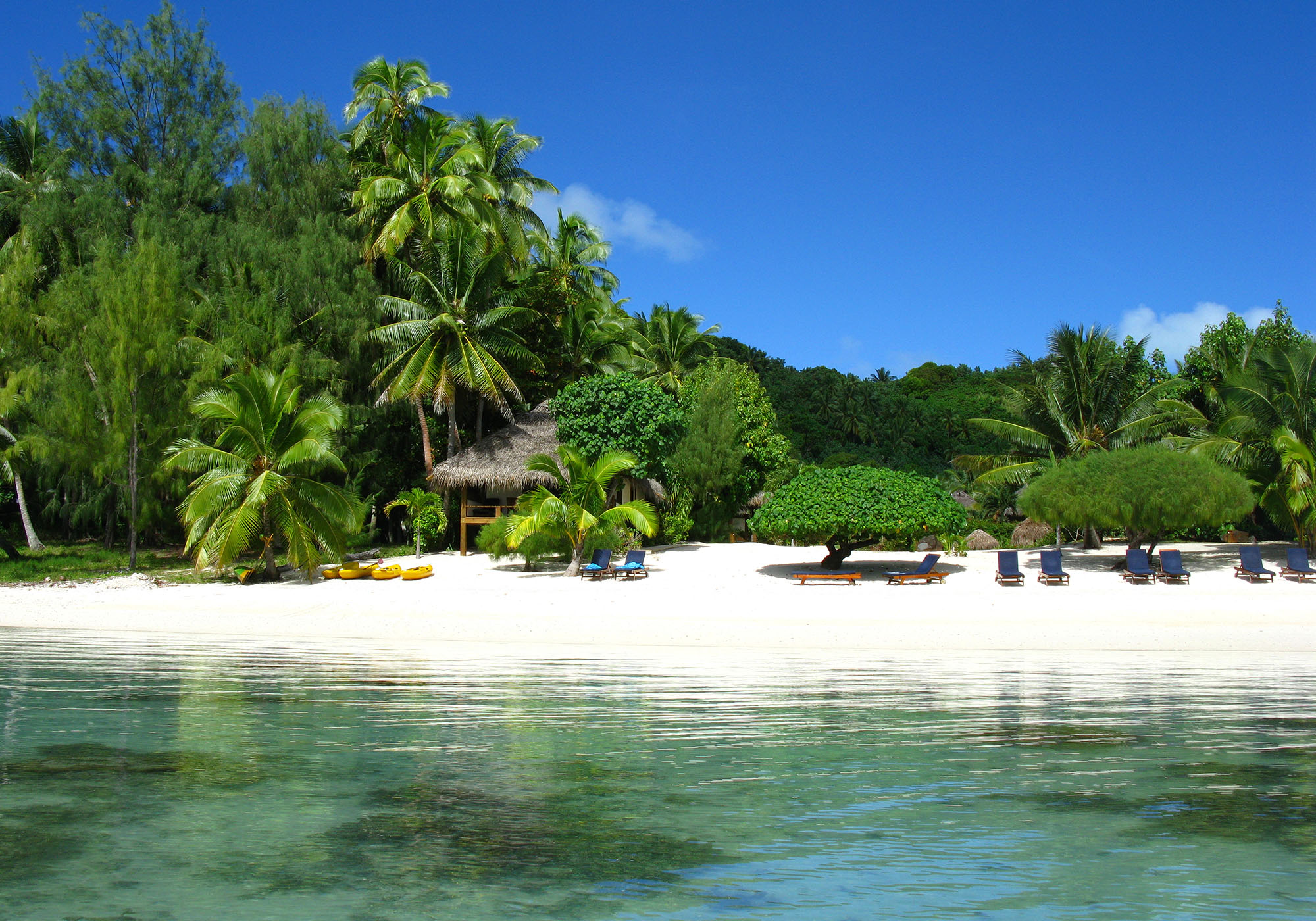 Besøg de små øer i Aitutaki Lagoon
