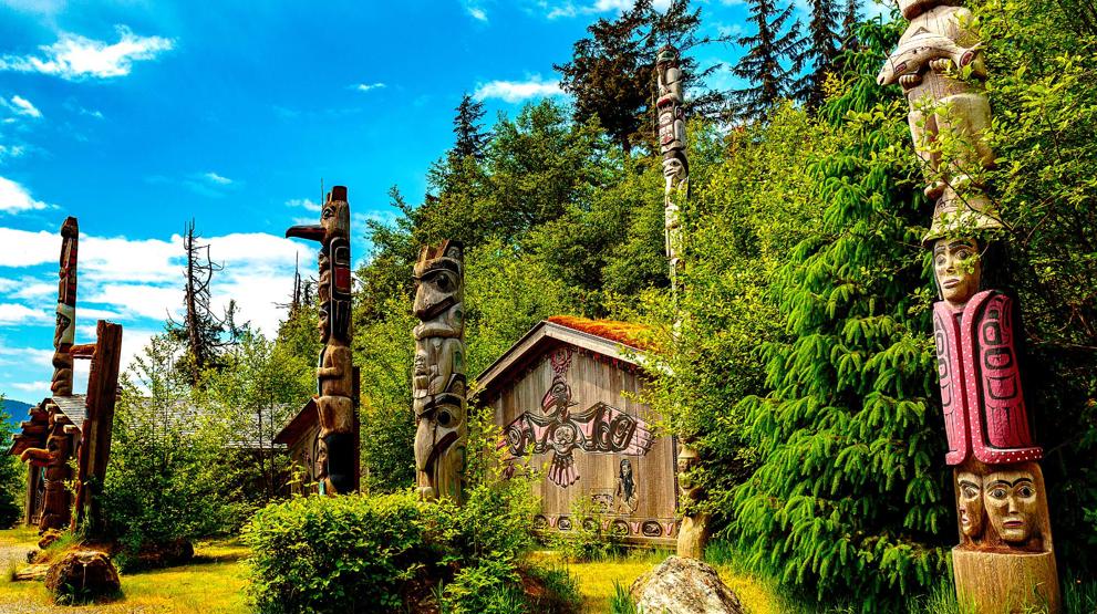 Totempæle i Ketchikan, Alaska