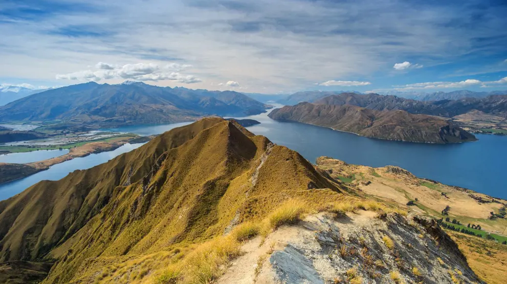 Udsigt over Lake Wanaka - Rejser til New Zealand