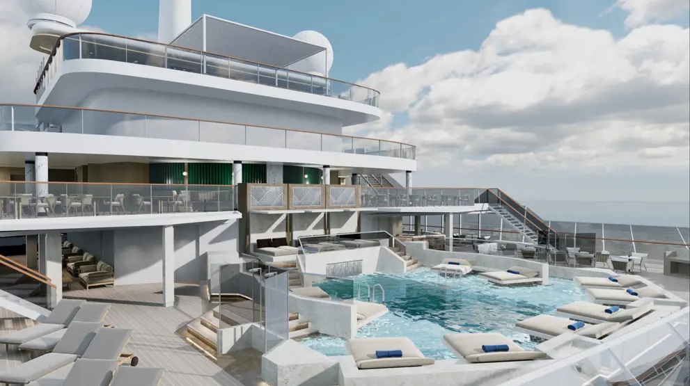 Atoll Pool Bar - et stilfuldt og afslappet sted, hvor I kan nyde forfriskende drinks og cocktails