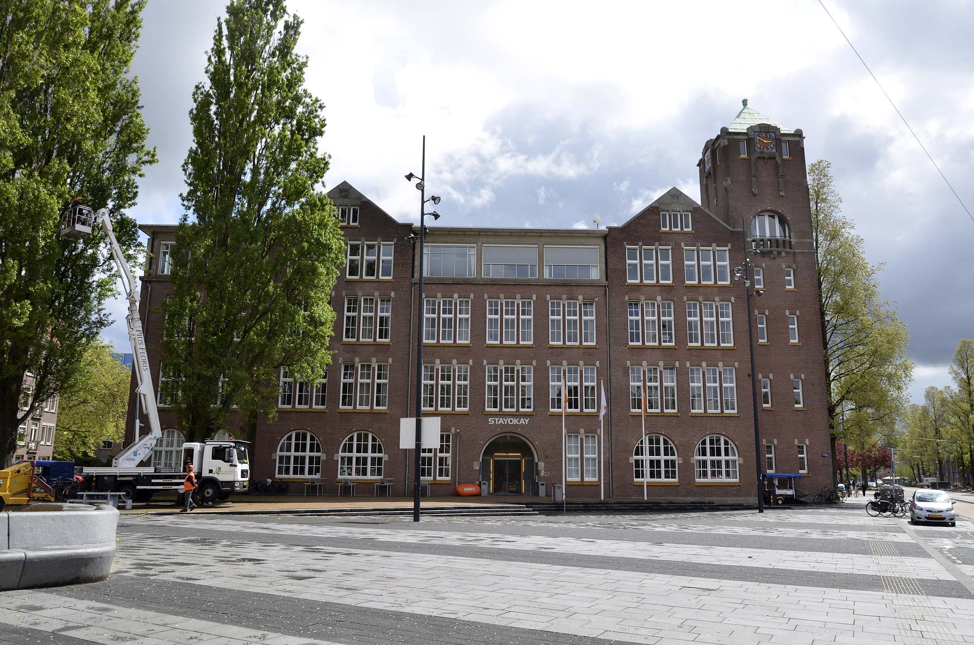 Studietur til Amsterdam. Stayokay Zeeburg. Indgang.