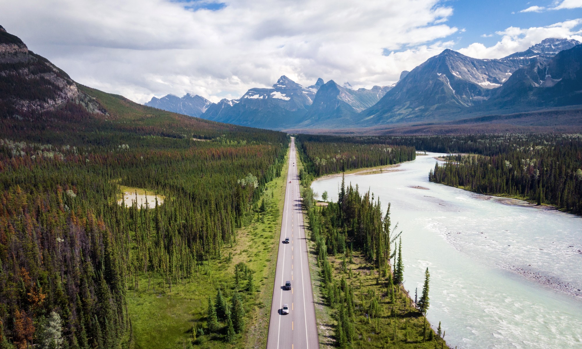 Icefields Parkway, Rocky Mountains, Alberta, Canada