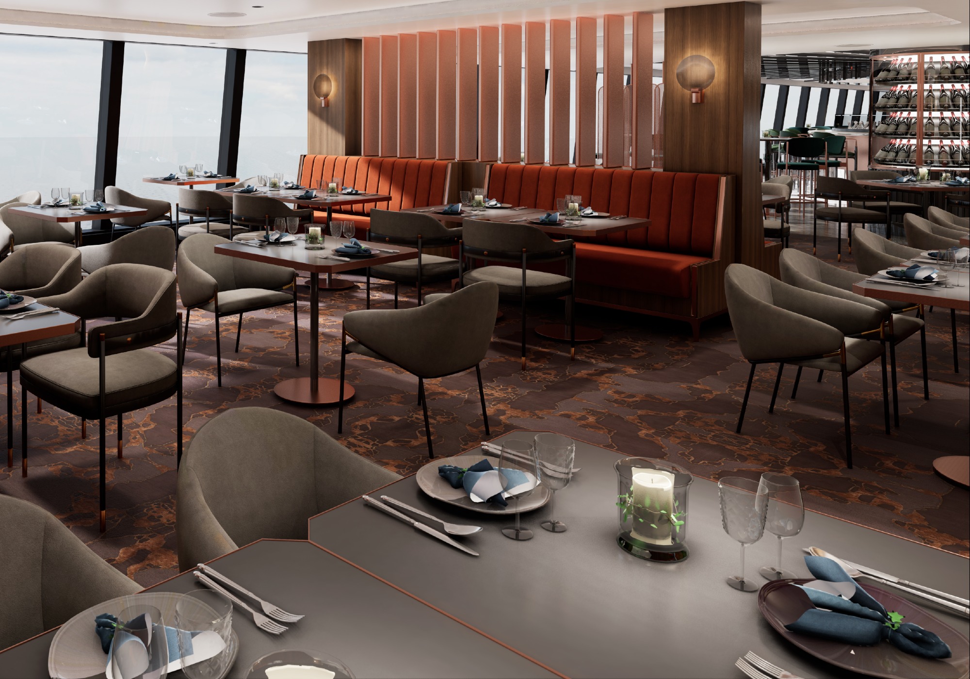 Nyd udsøgte retter fra både lokale og internationale køkkener på Restaurant Emporium