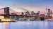 Brooklyn Bridge og Manhattans uforglemmelige skyline