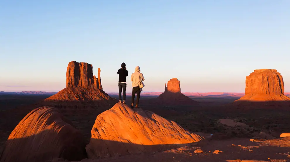 Monument Valley på grænsen mellem Arizona og Utah