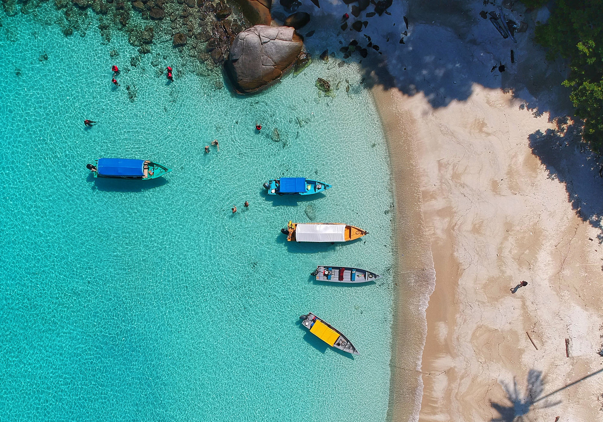 Malaysia er også perfekt til afslapning på stranden
