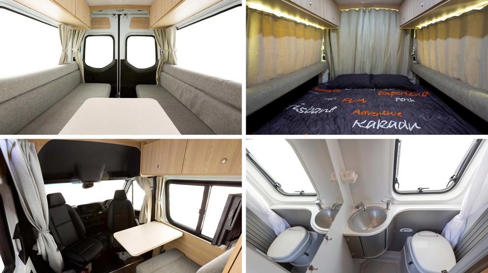 Indretning af Aquila RV