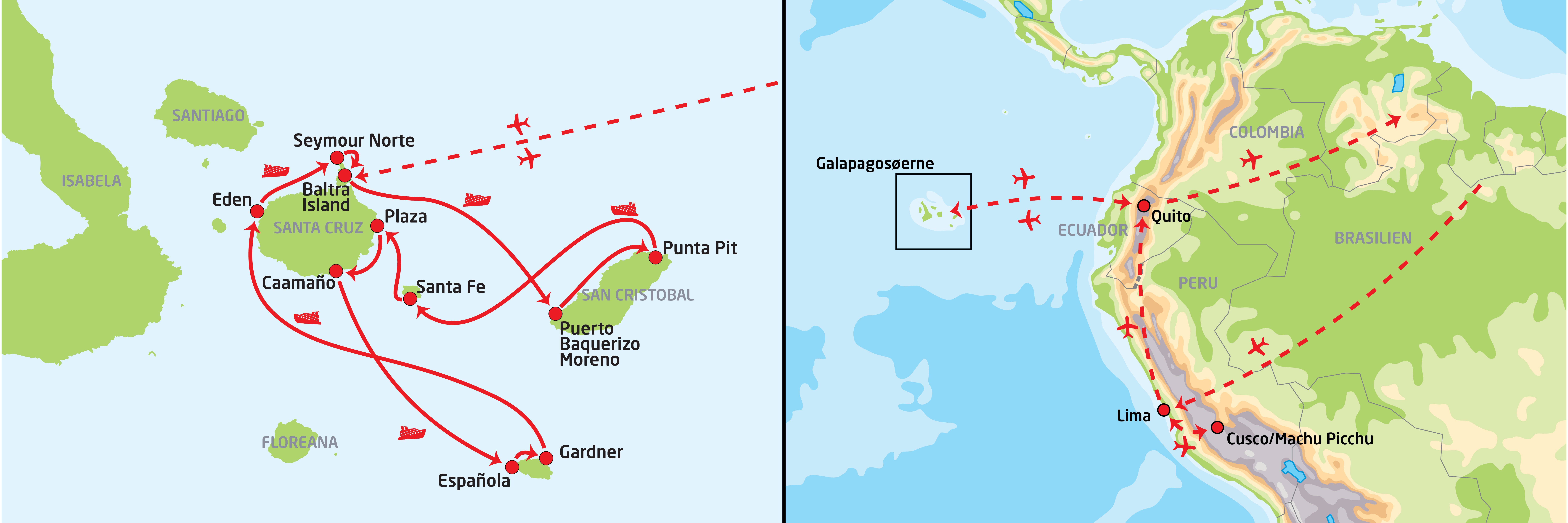 Hurtigruten Galapagos Machu Picchu