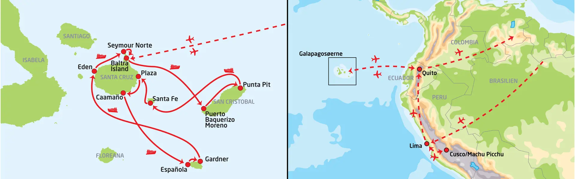 Hurtigruten Galapagos Machu Picchu