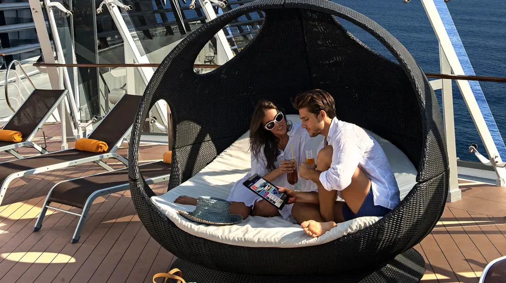 Afslapning på dækket