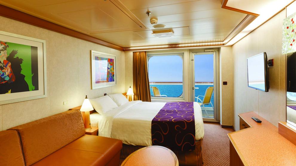 Balkonkahyt ombord på Costa Diadema