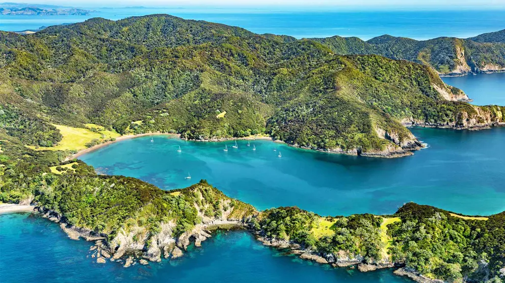 Besøg fantastiske Bay of Islands på Nordøen