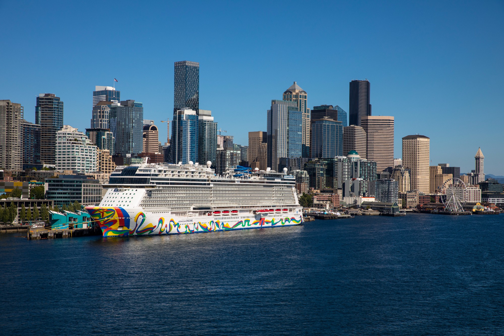 Norwegian Encore i Seattle, USA