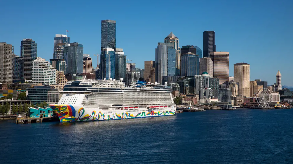 Norwegian Encore i Seattle, USA