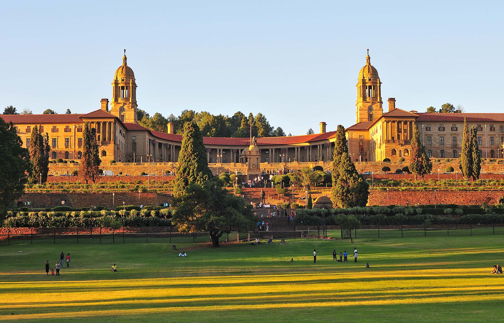 Union Building i Sydafrikas hovedstad Pretoria.
