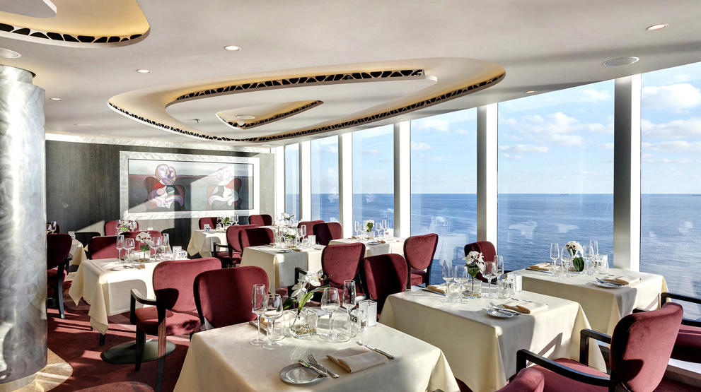 Man har også egen restaurant i MSC Yacht Club