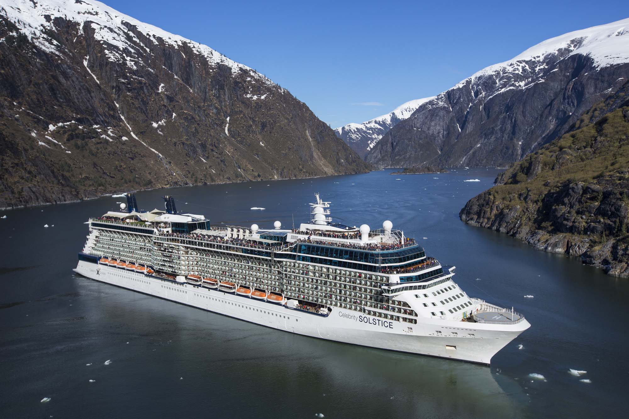 Celebrity Solstice i Alaska