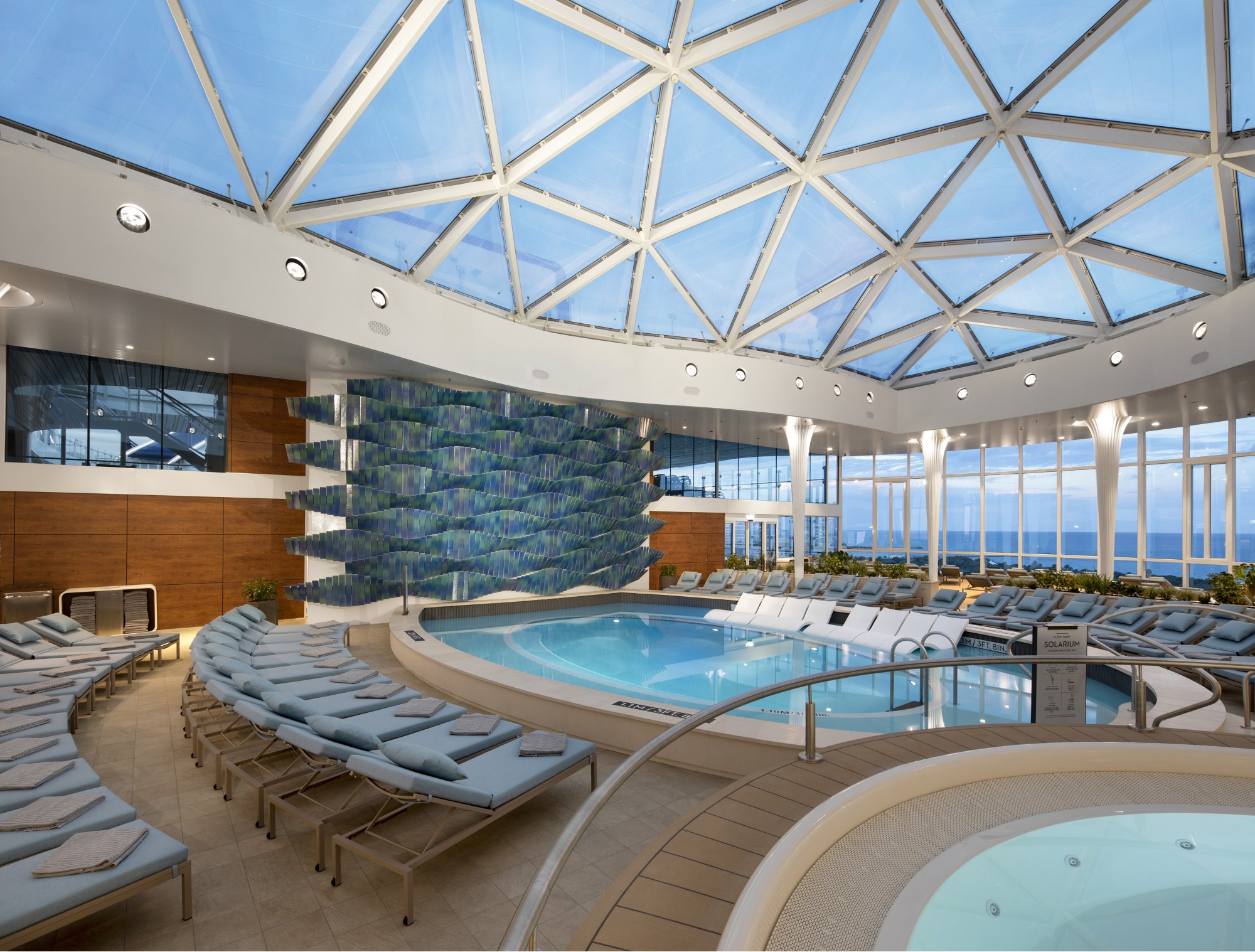 The Solarium ombord Celebrity Edge - et kun for voksne område