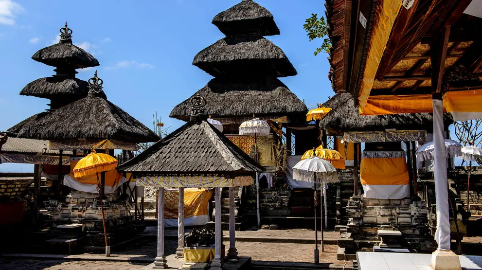Nusa Dua tempel på Bali, Indonesien