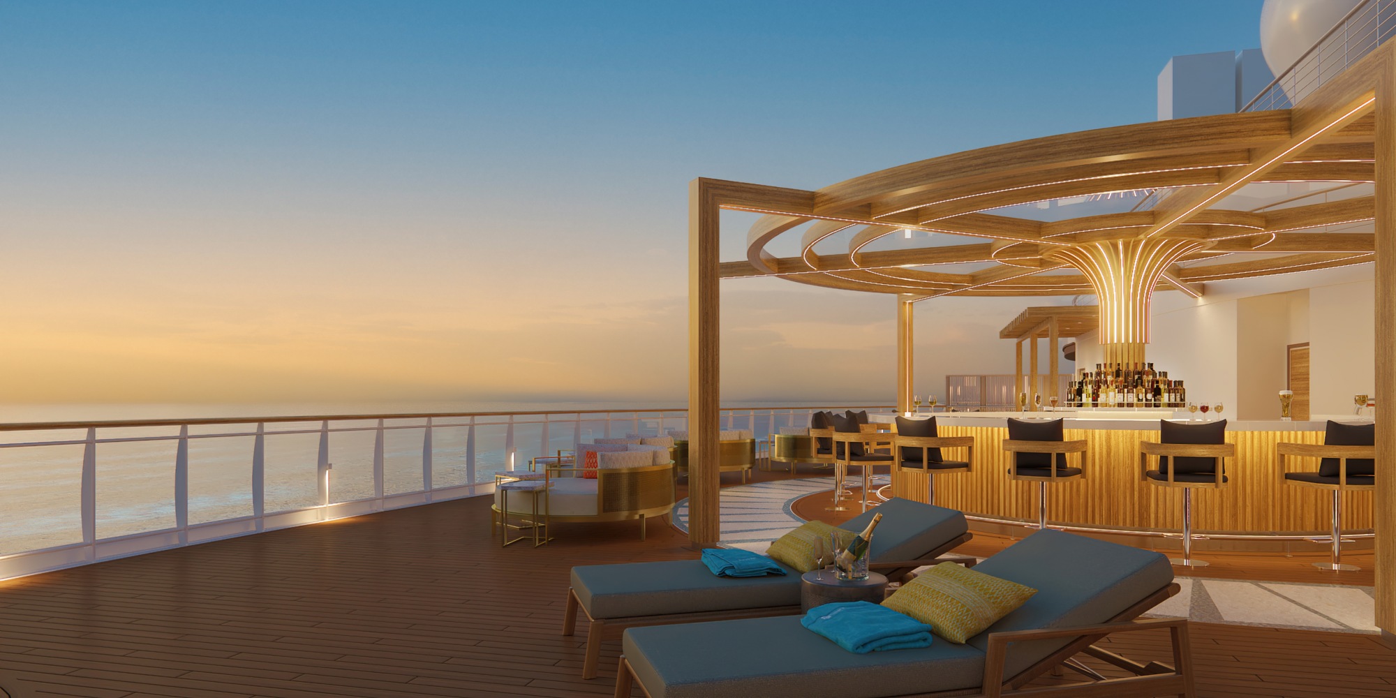 Vibe Beach ombord på Norwegian Viva