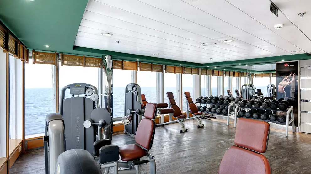 Fitnesscenter ombord