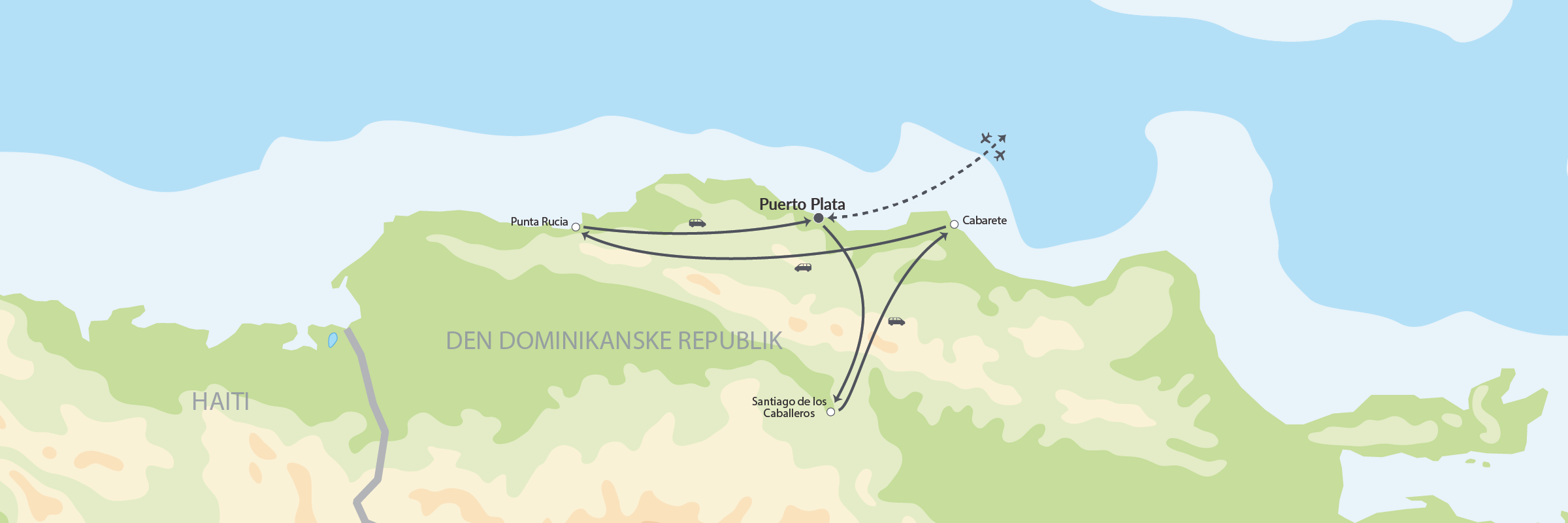 111062 Den Dominikanske Nordkyst Map