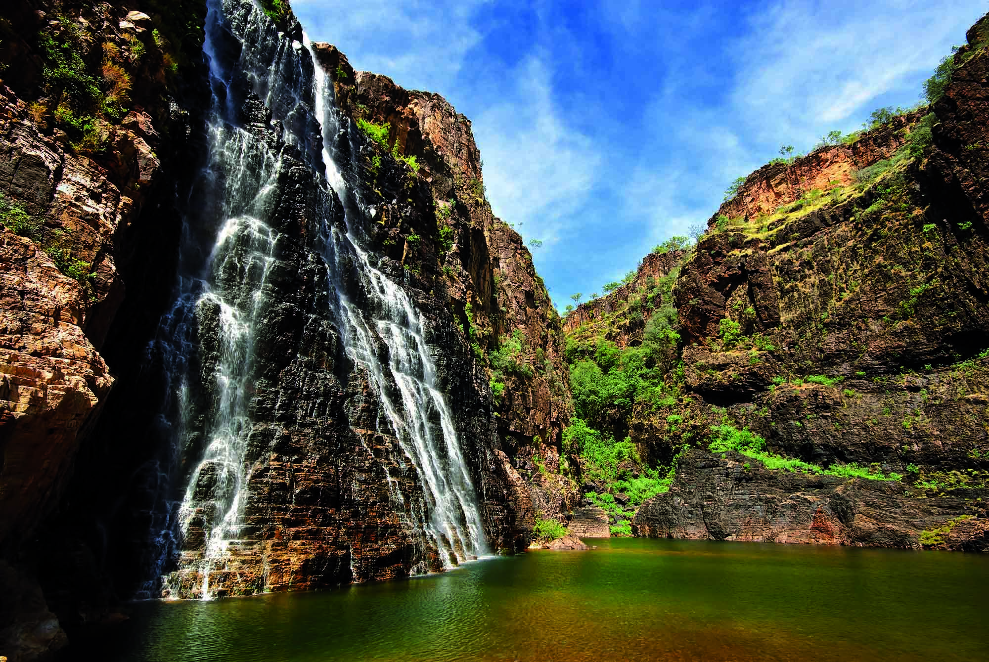 Twin falls i Kakadu National Park