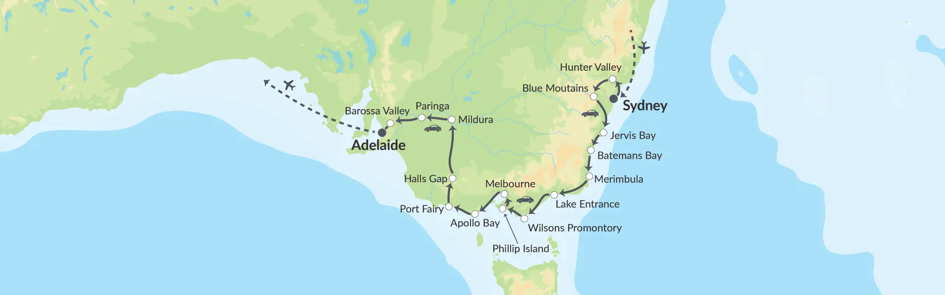 76863 Kør Selv Ferie I Det Sydlige Australien