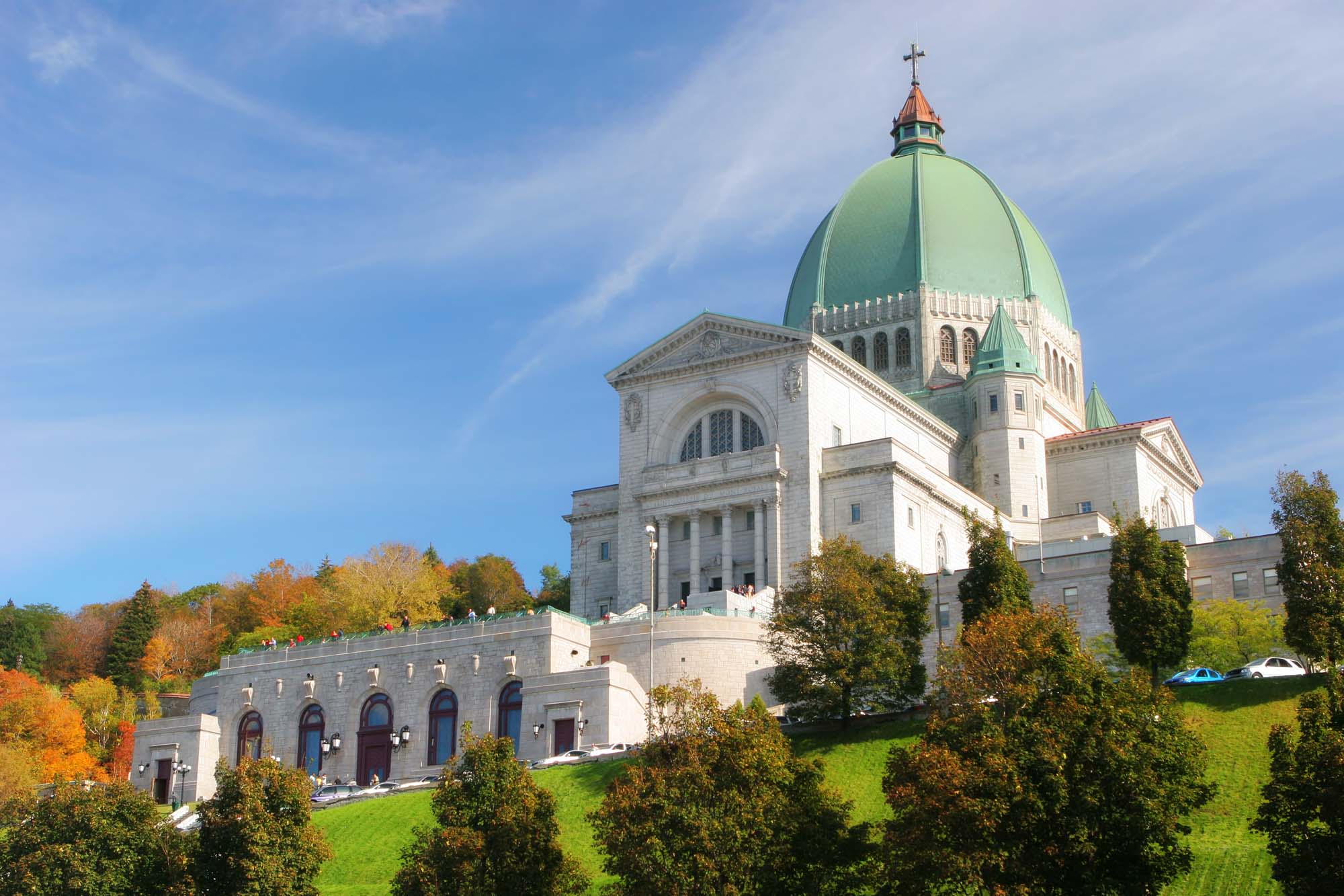Den mindre basilika Saint Joseph's Oratory på Mount Royal.