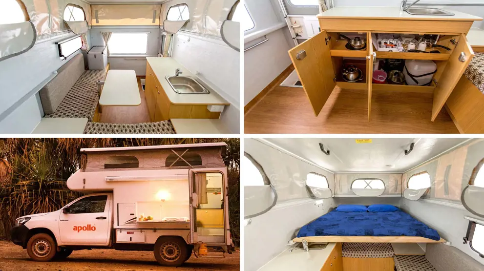 Indretning af Adventure Camper