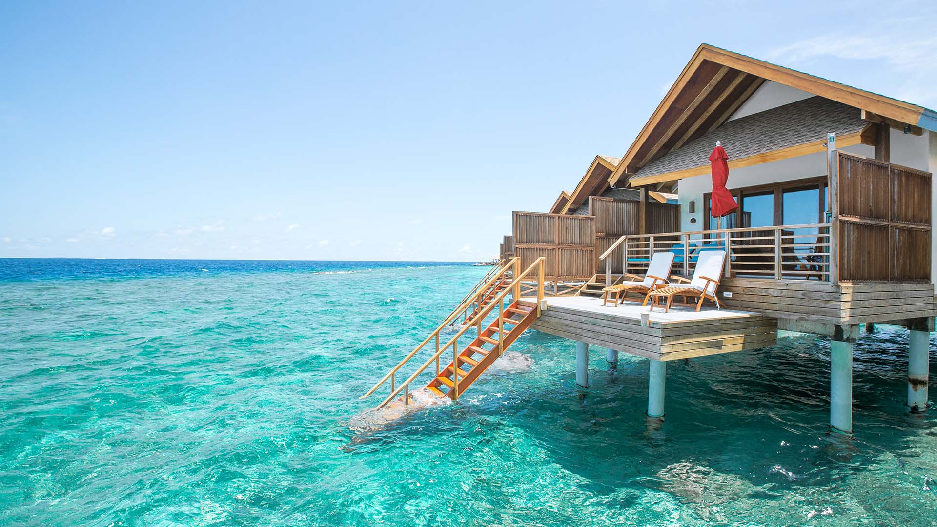 Vandvillaerne ved Reethi Faru Resort