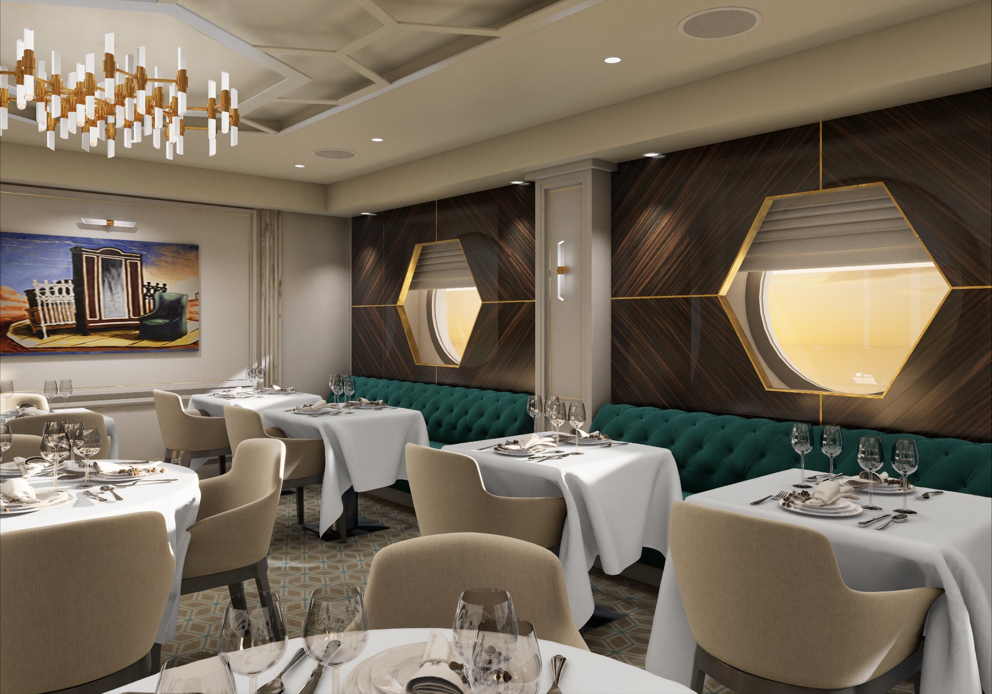 Fil Rouge Restaurant - kombinerer innovation og tradition i sin menu, som er skabt med de fineste ingredienser