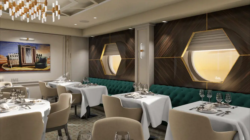 Fil Rouge Restaurant - kombinerer innovation og tradition i sin menu, som er skabt med de fineste ingredienser