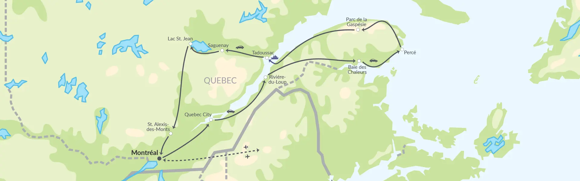 6517 Fransk Canadiske Quebecs Højdepunkter