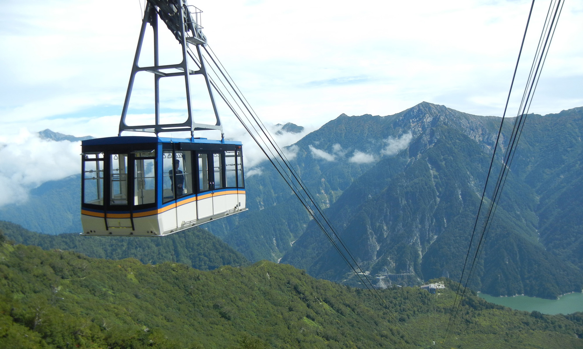 Tateyama Ropeway på Alperuten