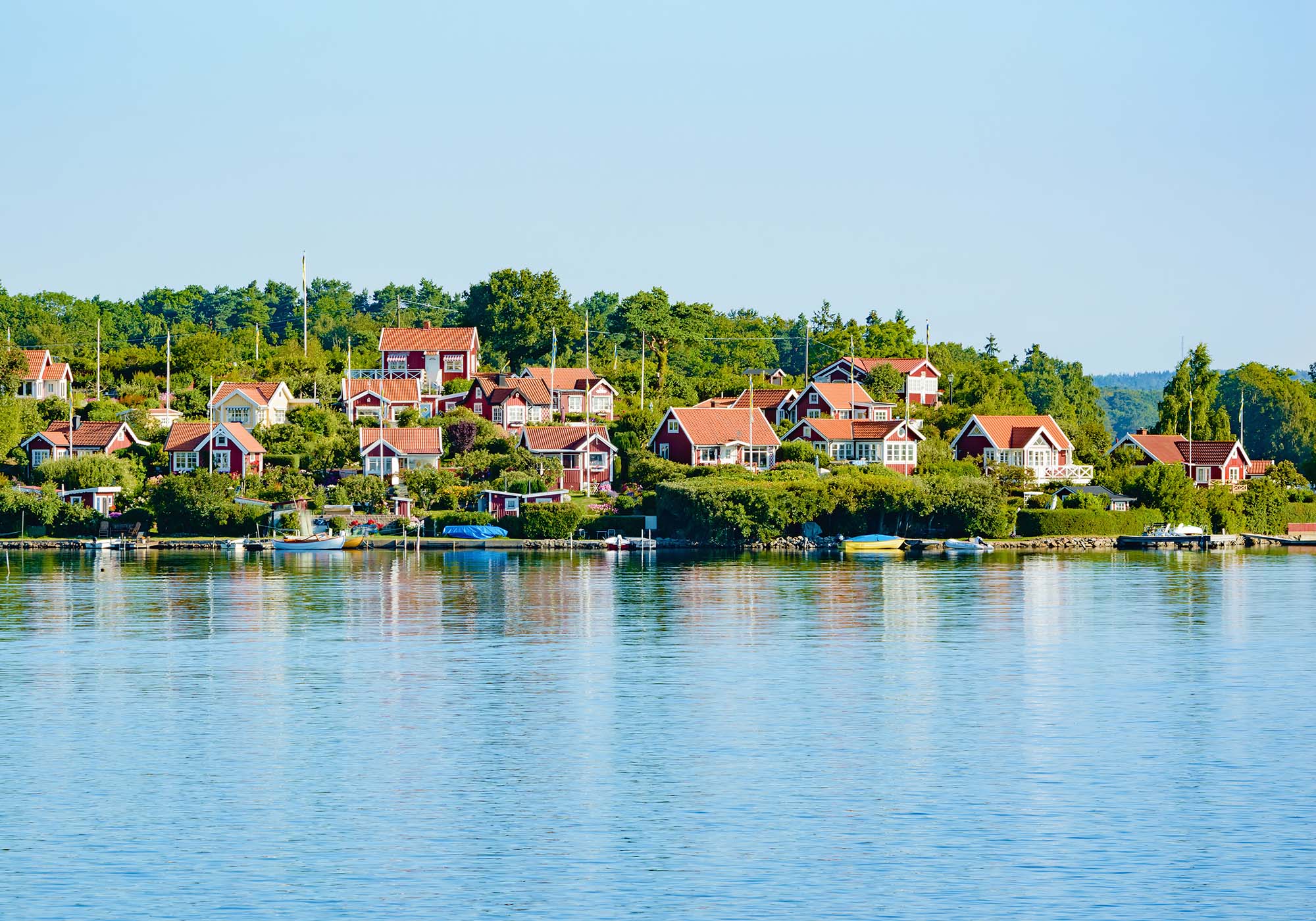 Karlskrona i den svenske skærgård