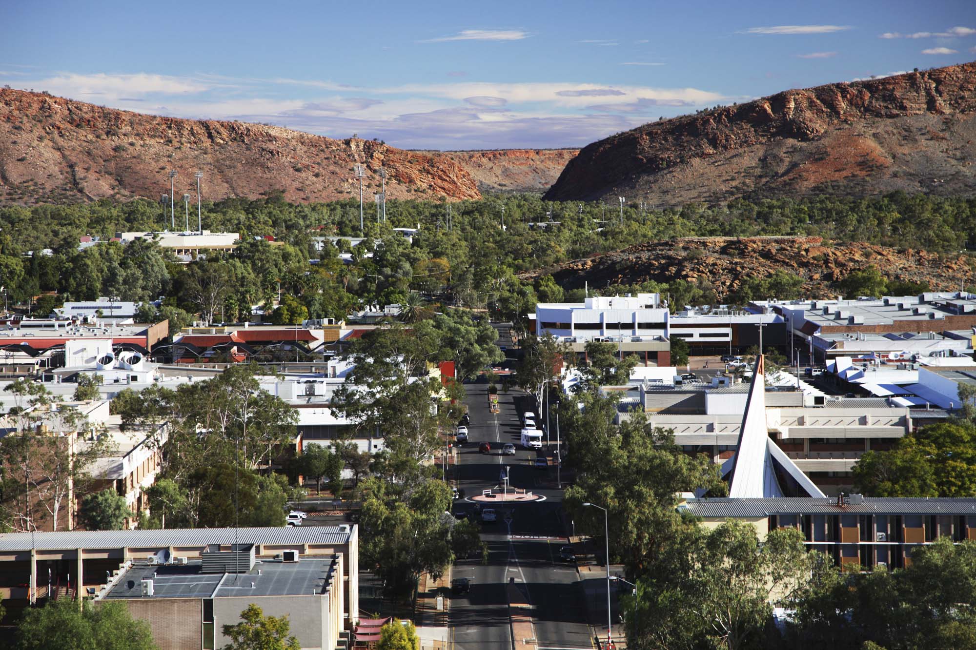 Alice Springs - byen midt i Australien
